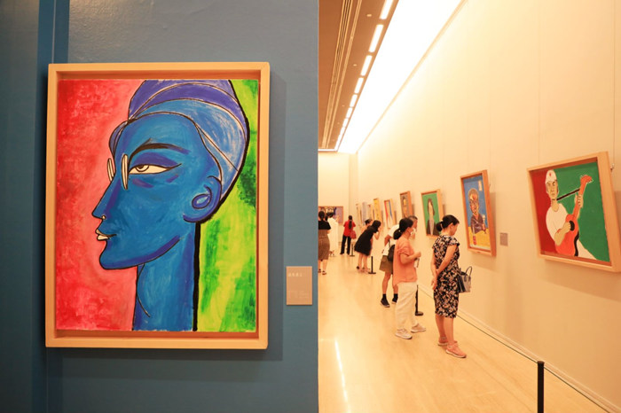 心有莲花次第开——“原色的郎郎”画展印象